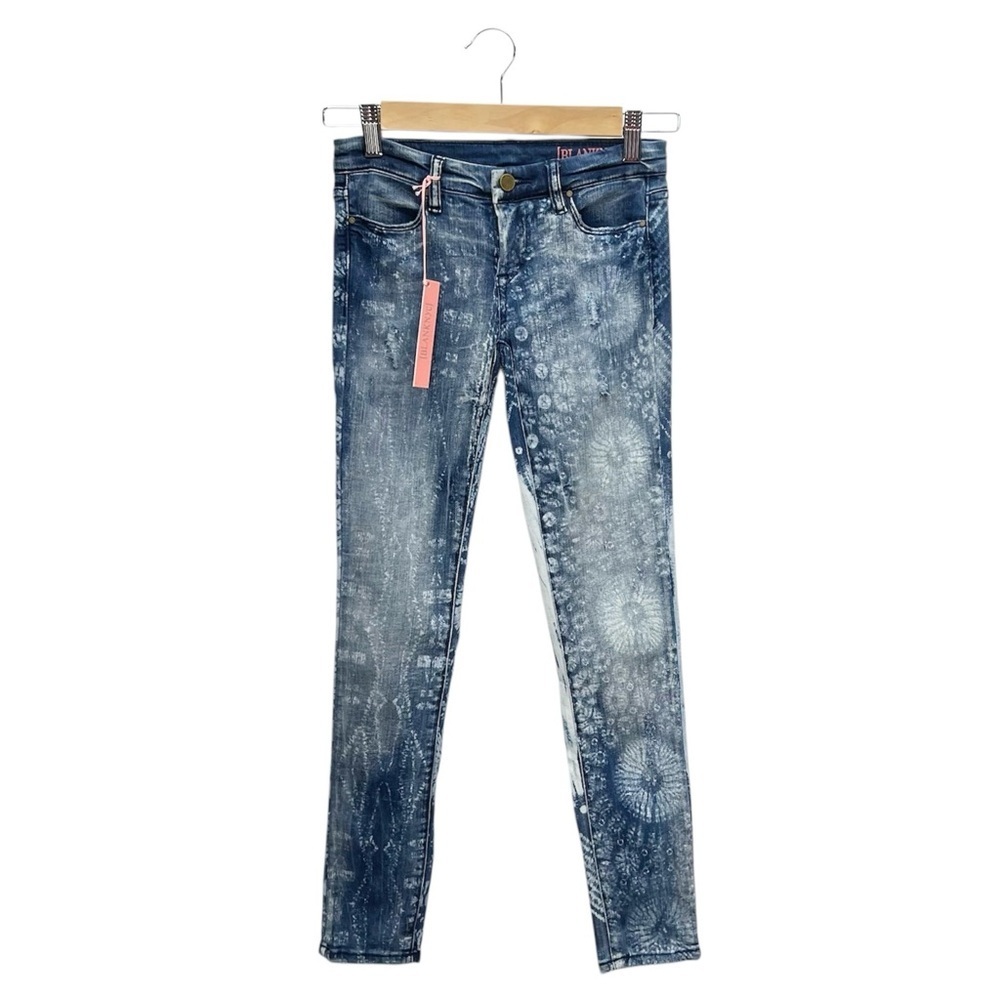 Blank Nyc Girl’s Skinny Jeans Size 12 Tie Dyed Batik Soft Stretchy Comfy New Nwt